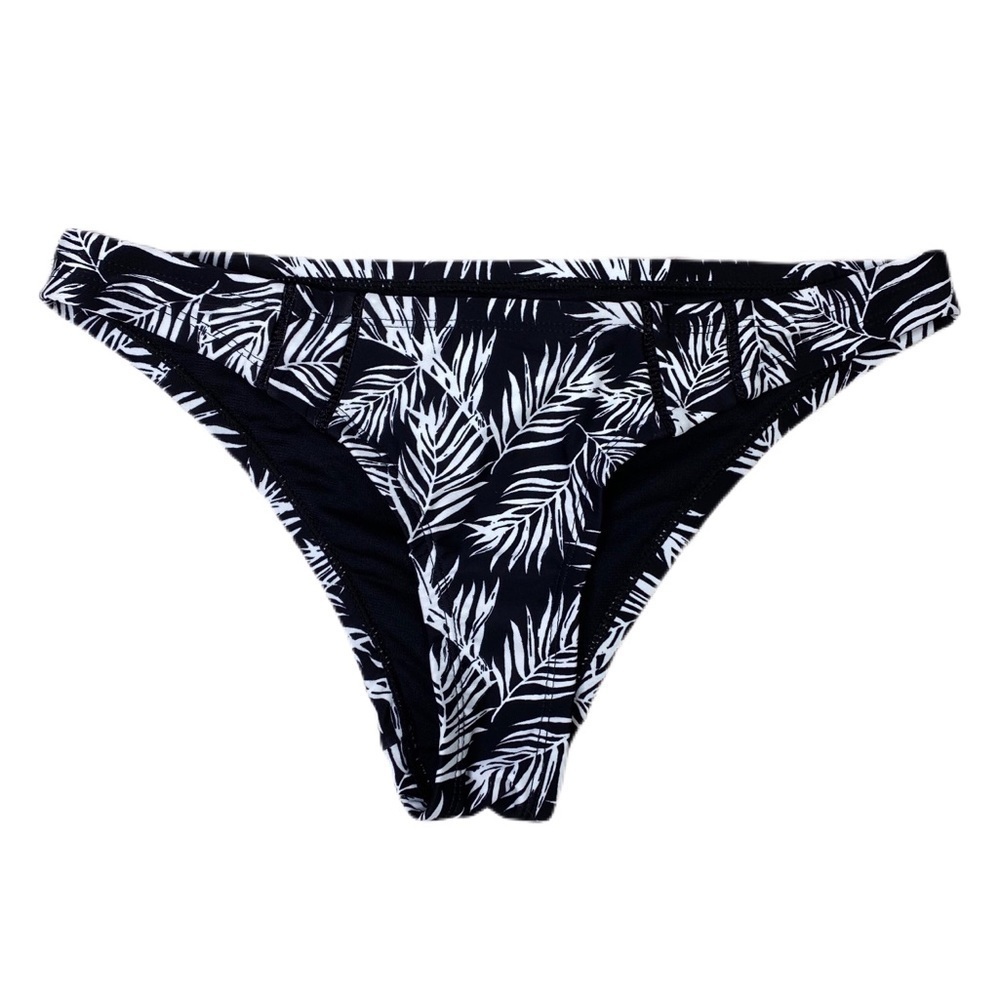 NEW CABANA DEL SOL BLACK WHITE BIKINI BOTTOMS